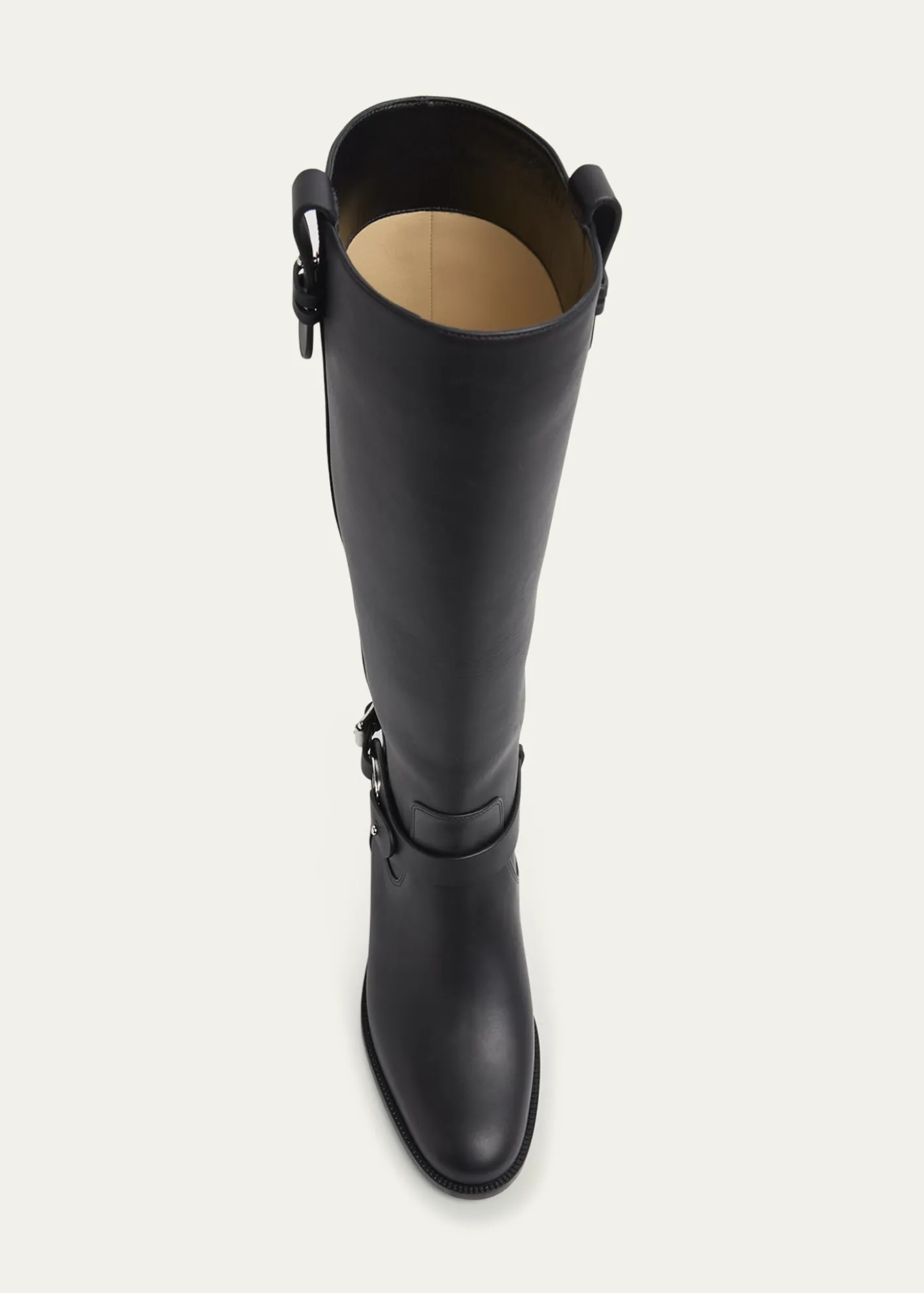 Christian LouboutinDianouchette Leather Red Sole Riding Boots