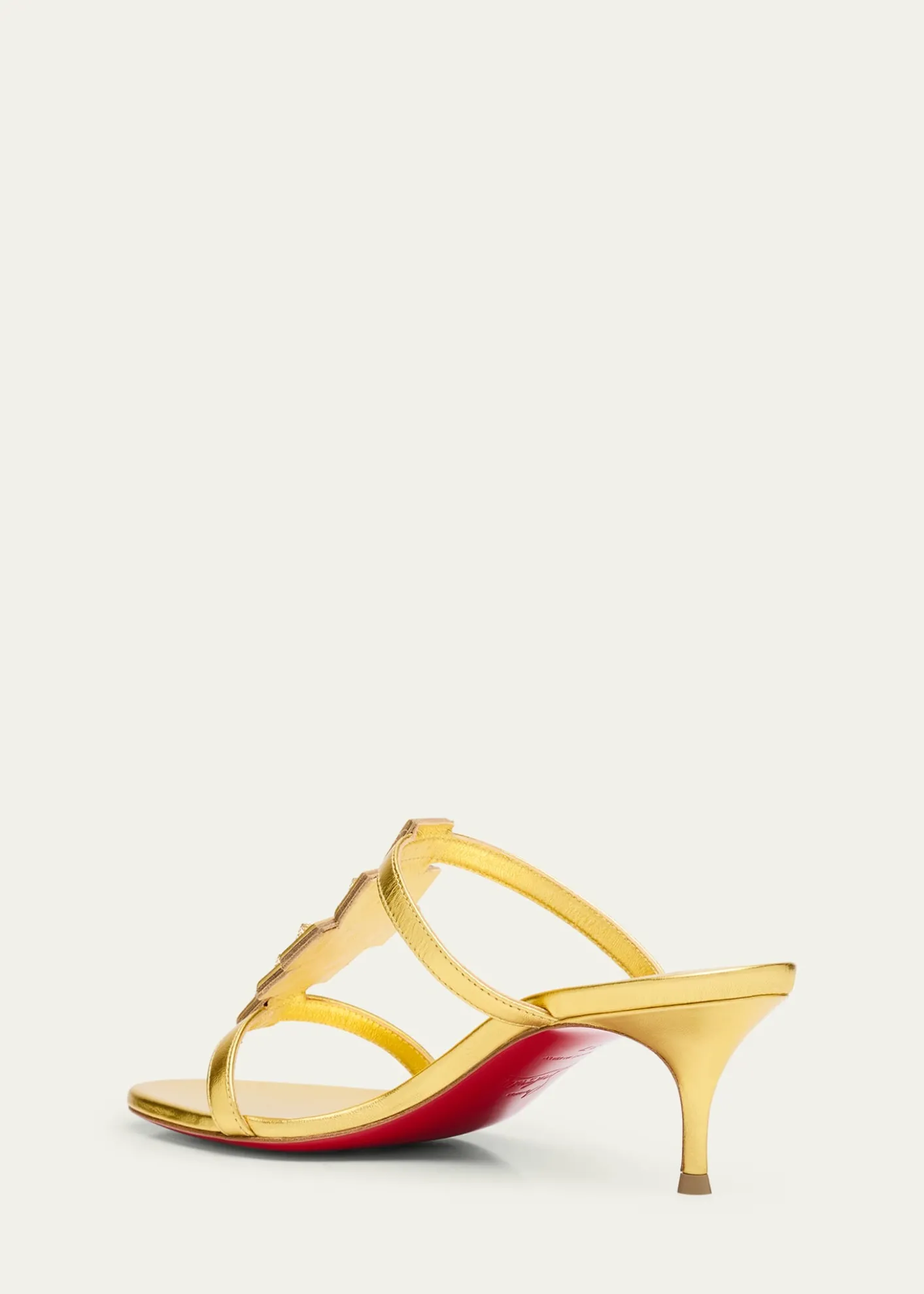 Christian LouboutinDiwalina Spike Metallic Nappa Leather Sandals