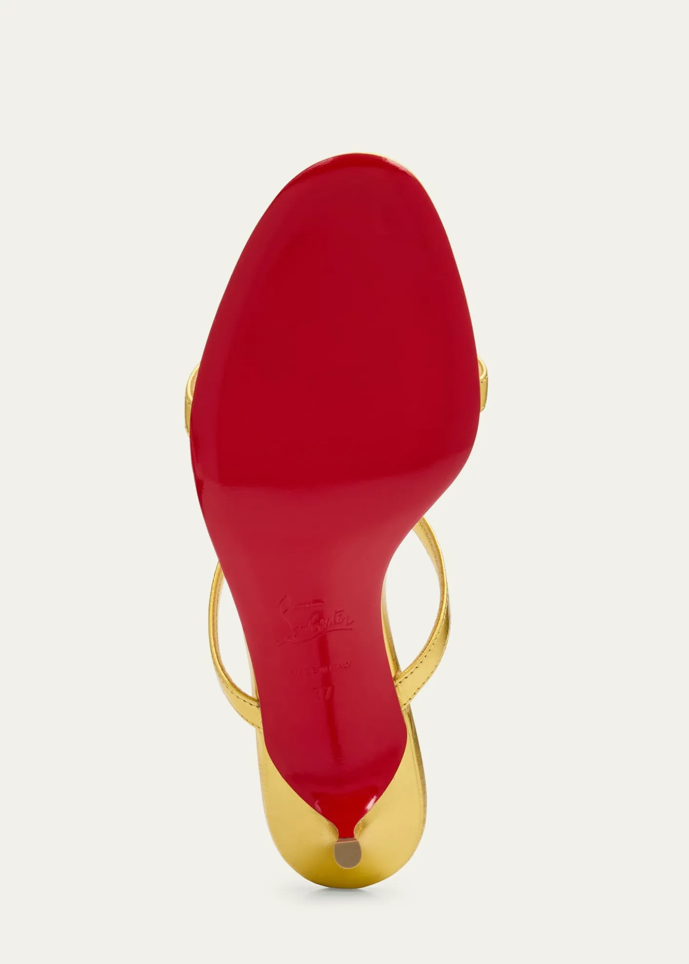 Christian LouboutinDiwalina Spike Metallic Nappa Leather Sandals