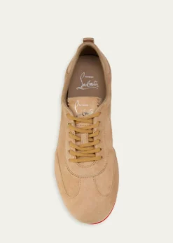 Christian LouboutinEleonora Flex Suede Low-Top Sneakers