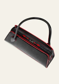 Christian LouboutinEloise Croc-Embossed Leather Shoulder Bag