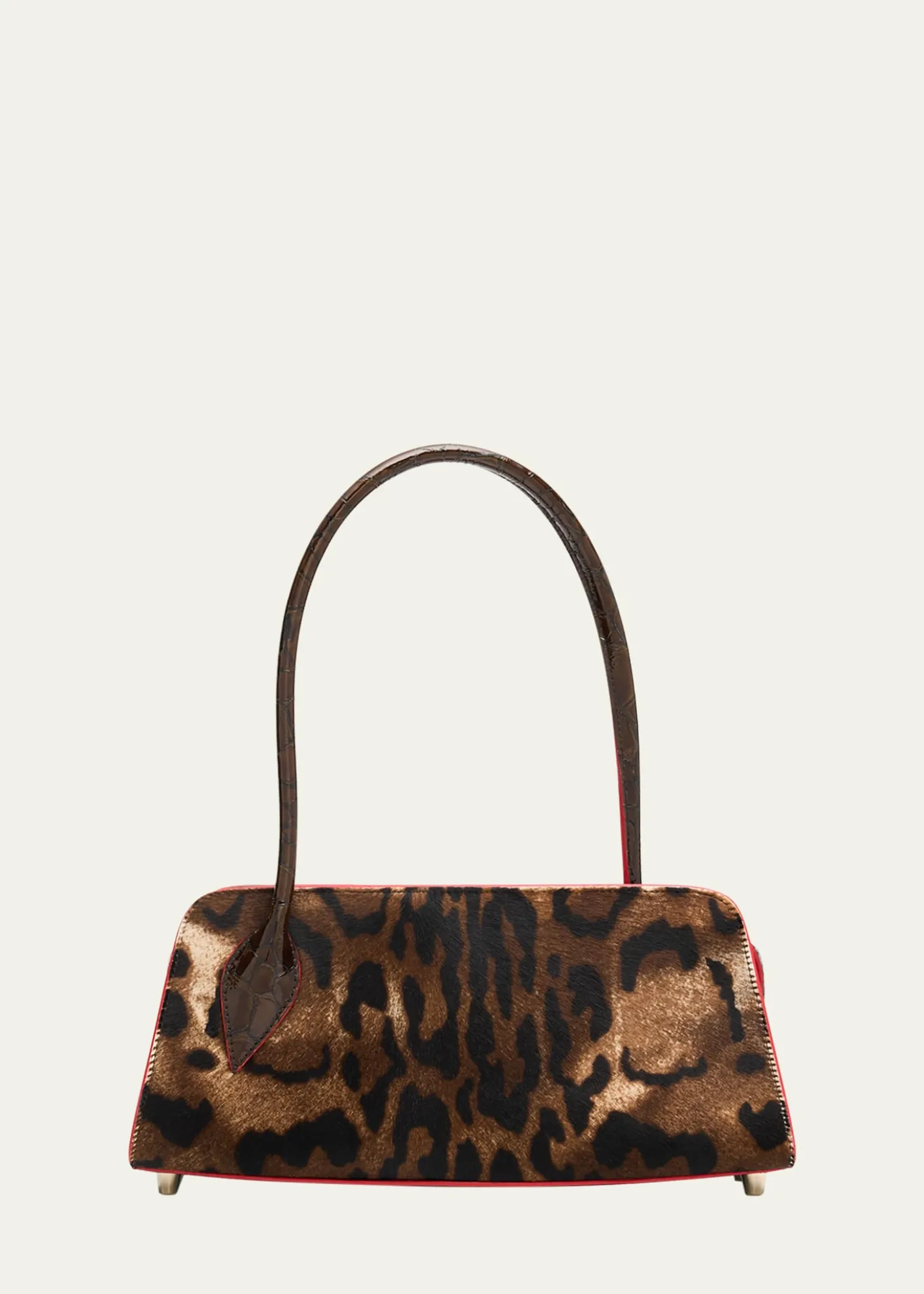 Christian LouboutinEloise Top-Handle Bag in Croc-Embossed Leather