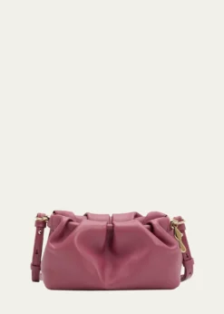 Christian LouboutinEva Mini Pleated Crossbody Bag in Nappa Leather