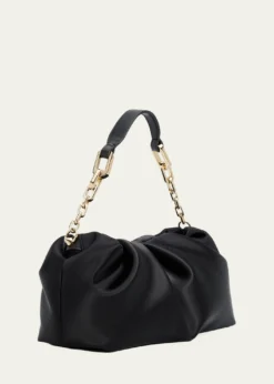 Christian LouboutinEva Ruched Neoprene Shoulder Bag