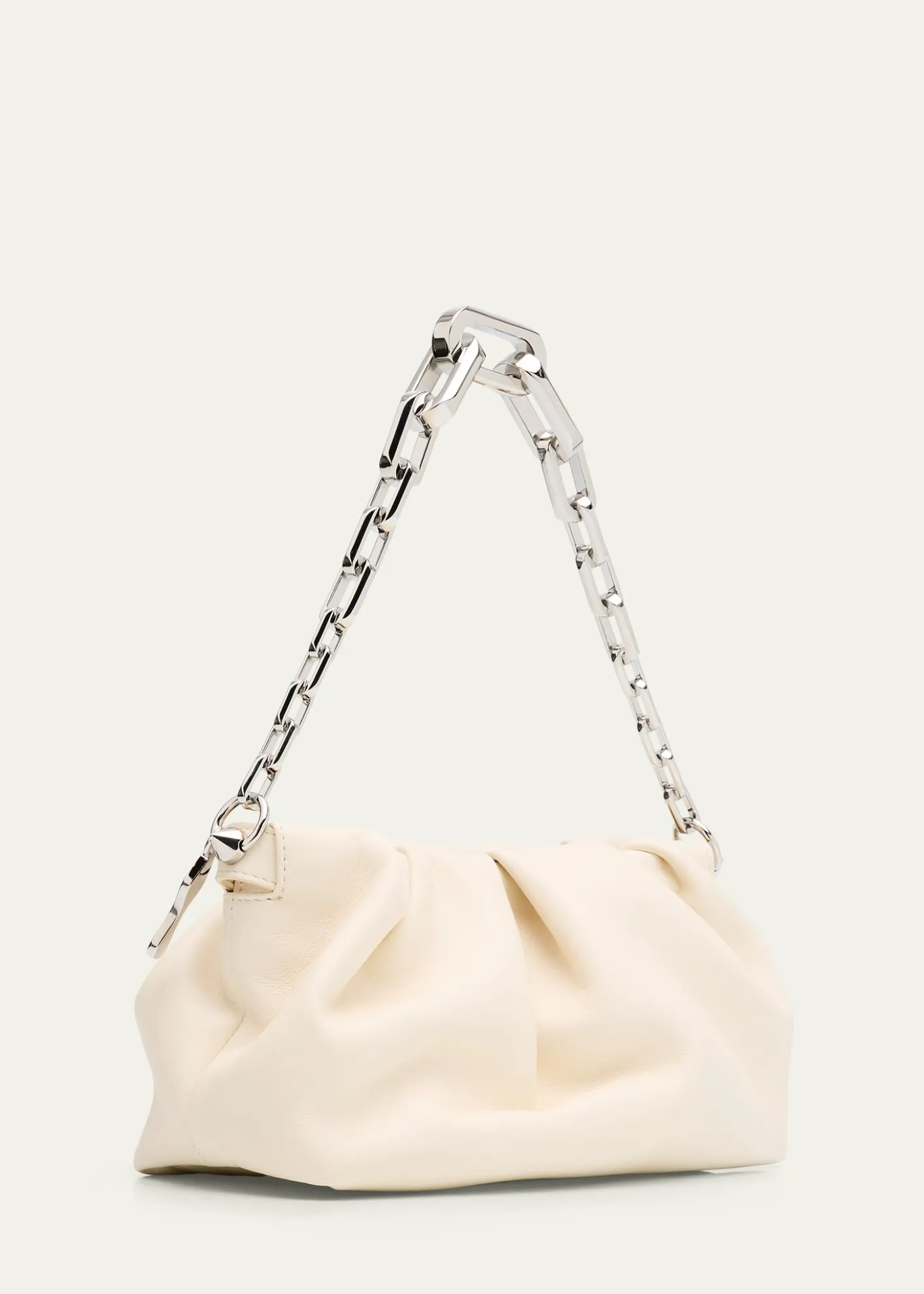 Christian LouboutinEva Small Pleated Shoulder Bag in Nappa Leather