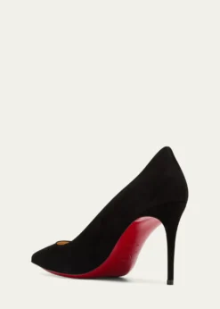 Christian LouboutinKate 85mm Suede Red Sole Pumps