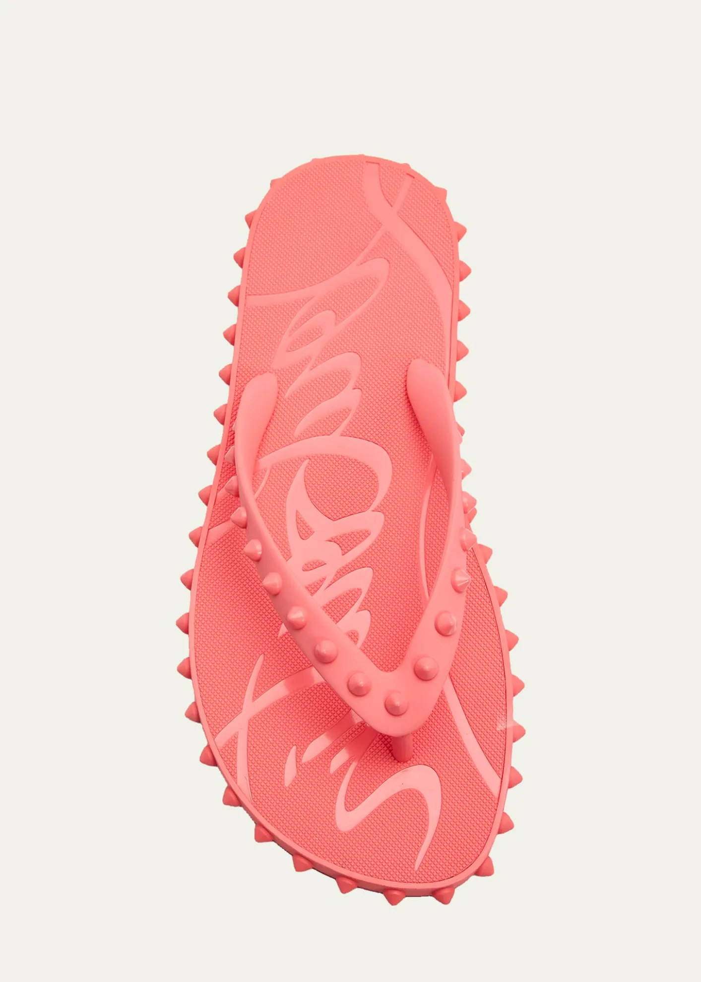 Christian LouboutinLoubi Donna Spike Flip Flops