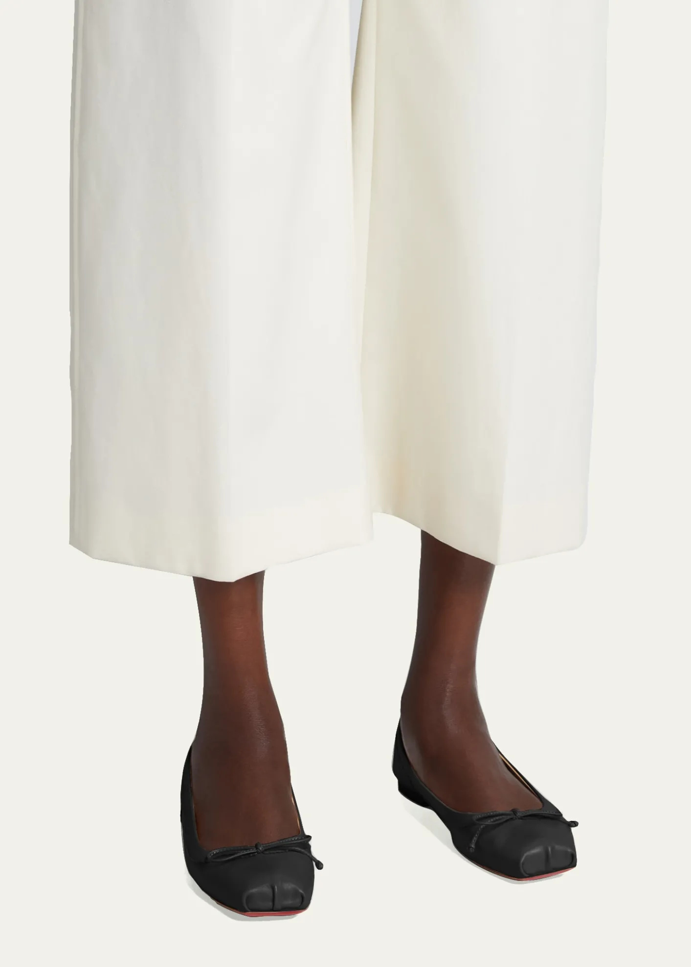 Christian LouboutinMamadrague Napa Bow Ballerina Flats