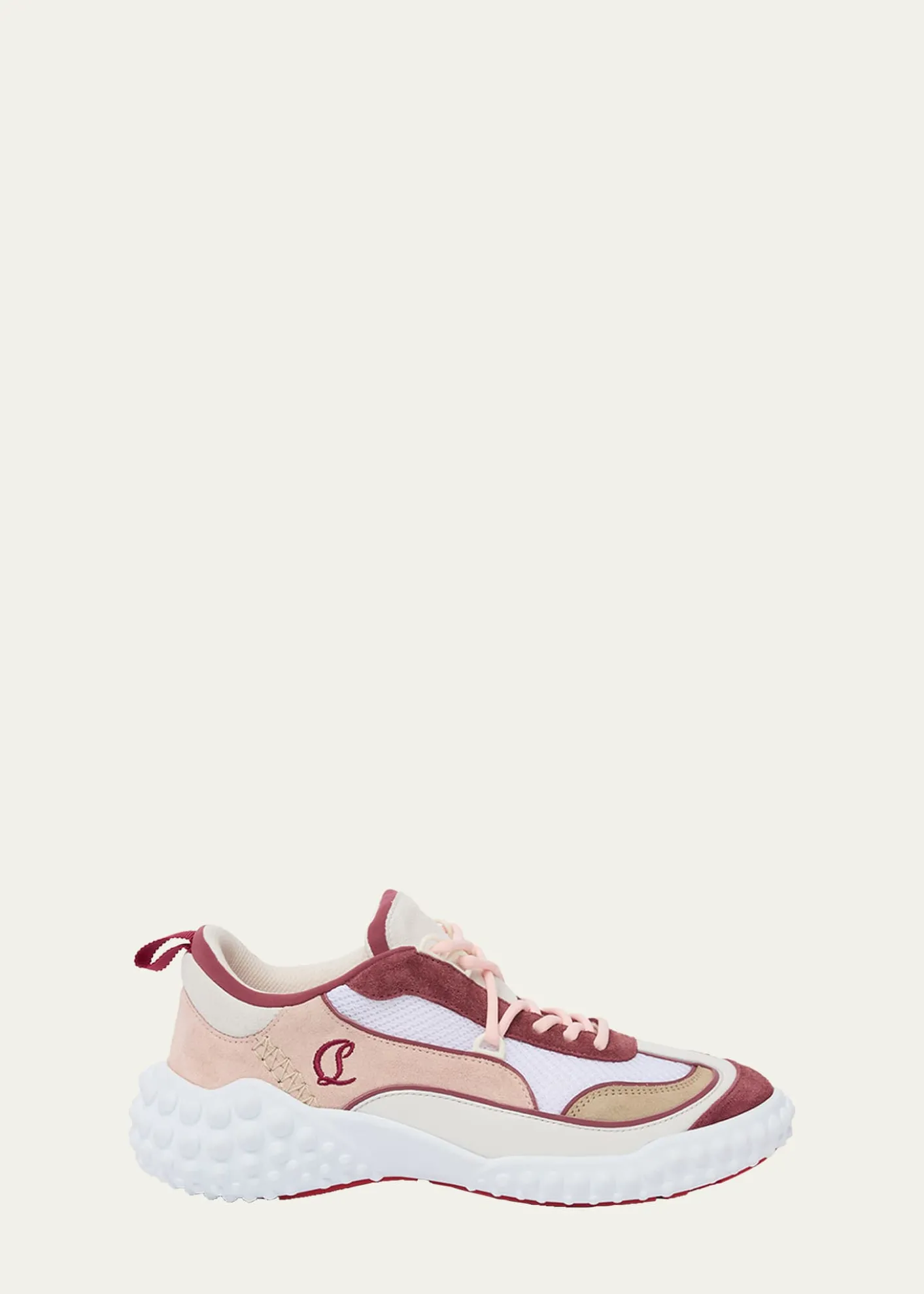 Christian LouboutinMara Mixed Leather Runner Sneakers