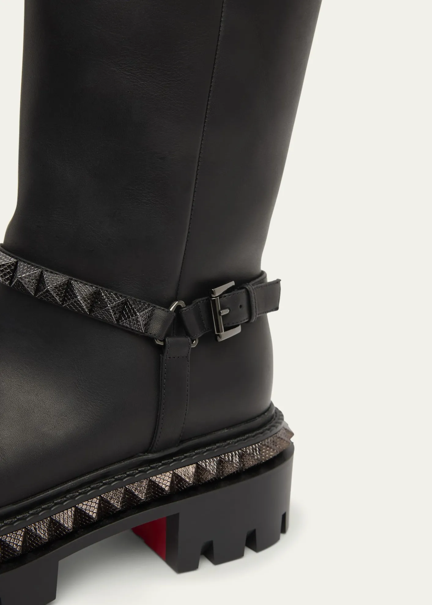 Christian LouboutinMarinetta Pyraclou Leather Knee-High Boots