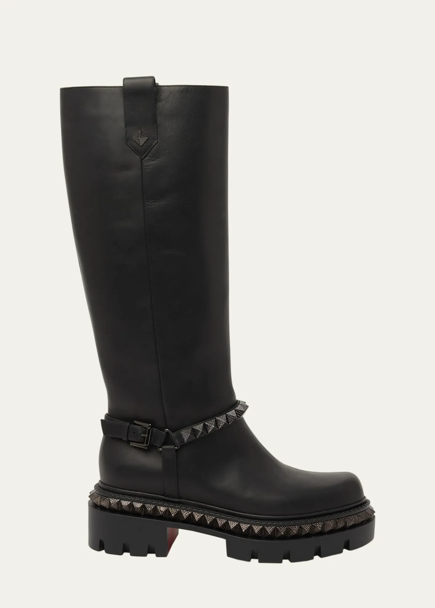 Christian LouboutinMarinetta Pyraclou Leather Knee-High Boots