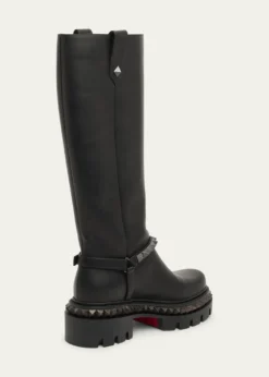 Christian LouboutinMarinetta Pyraclou Leather Knee-High Boots