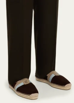 Christian LouboutinMen's Alfarica Nubuck Leather Espadrilles