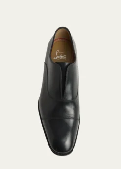 Christian LouboutinMen's Alpha Male II Leather Cap-Toe Loafers