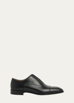 Christian LouboutinMen's Alpha Male II Leather Cap-Toe Loafers