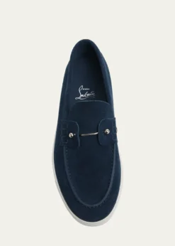 Christian LouboutinMen's Chambeliboat Nubuck Boat Shoes