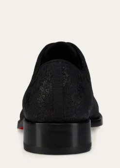 Christian LouboutinMen's Chambeliss Night Strass Jacquard Derby Shoes