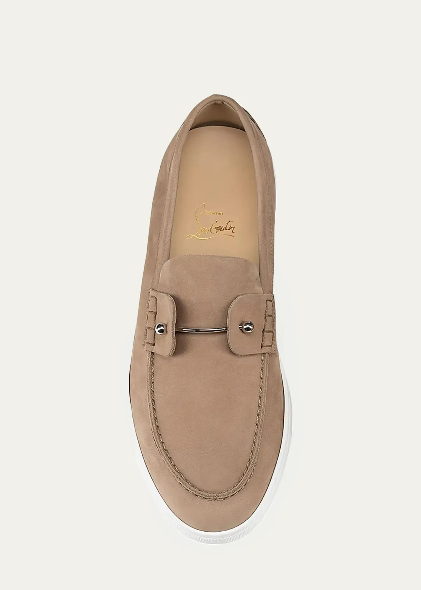 Christian LouboutinMen's Chambeliboat Nubuck Boat Shoes
