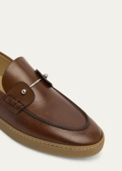Christian LouboutinMen's Chambeliboat Leather Loafers