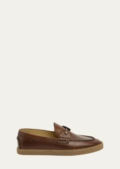 Christian LouboutinMen's Chambeliboat Leather Loafers