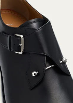 Christian LouboutinMen's Chambeli Monk-Strap Leather Loafers