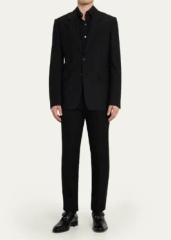Christian LouboutinMen's Chambeli Monk-Strap Leather Loafers