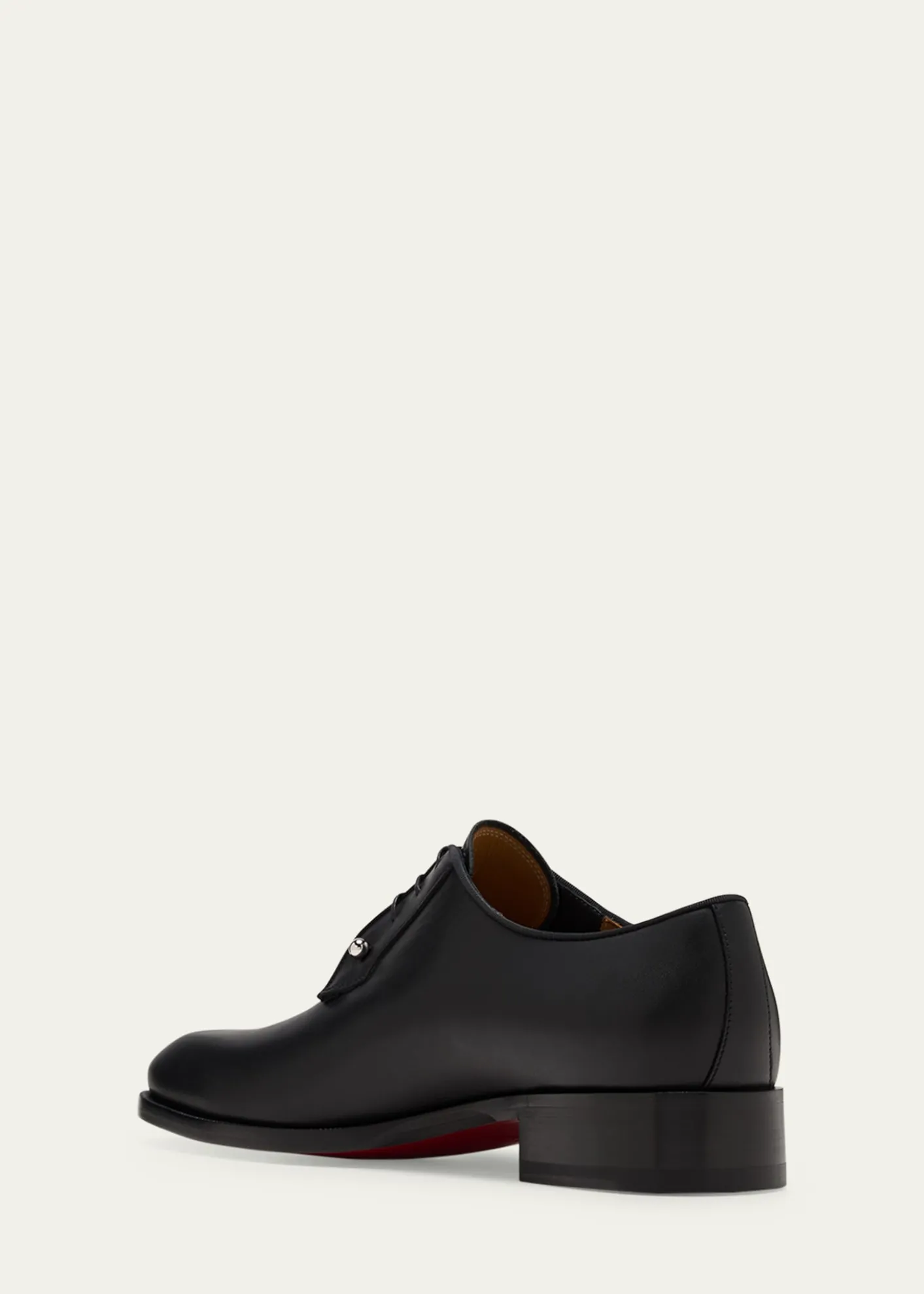 Christian LouboutinMen's Chambeliss Collar-Pin Leather Derby Shoes