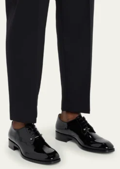 Christian LouboutinMen's Chambeliss Patent Leather Derby Shoes