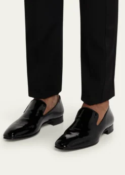 Christian LouboutinMen's Dandelion Patent Leather Loafers