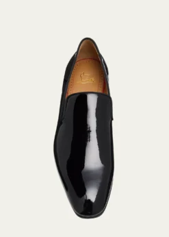 Christian LouboutinMen's Dandelion Patent Leather Loafers