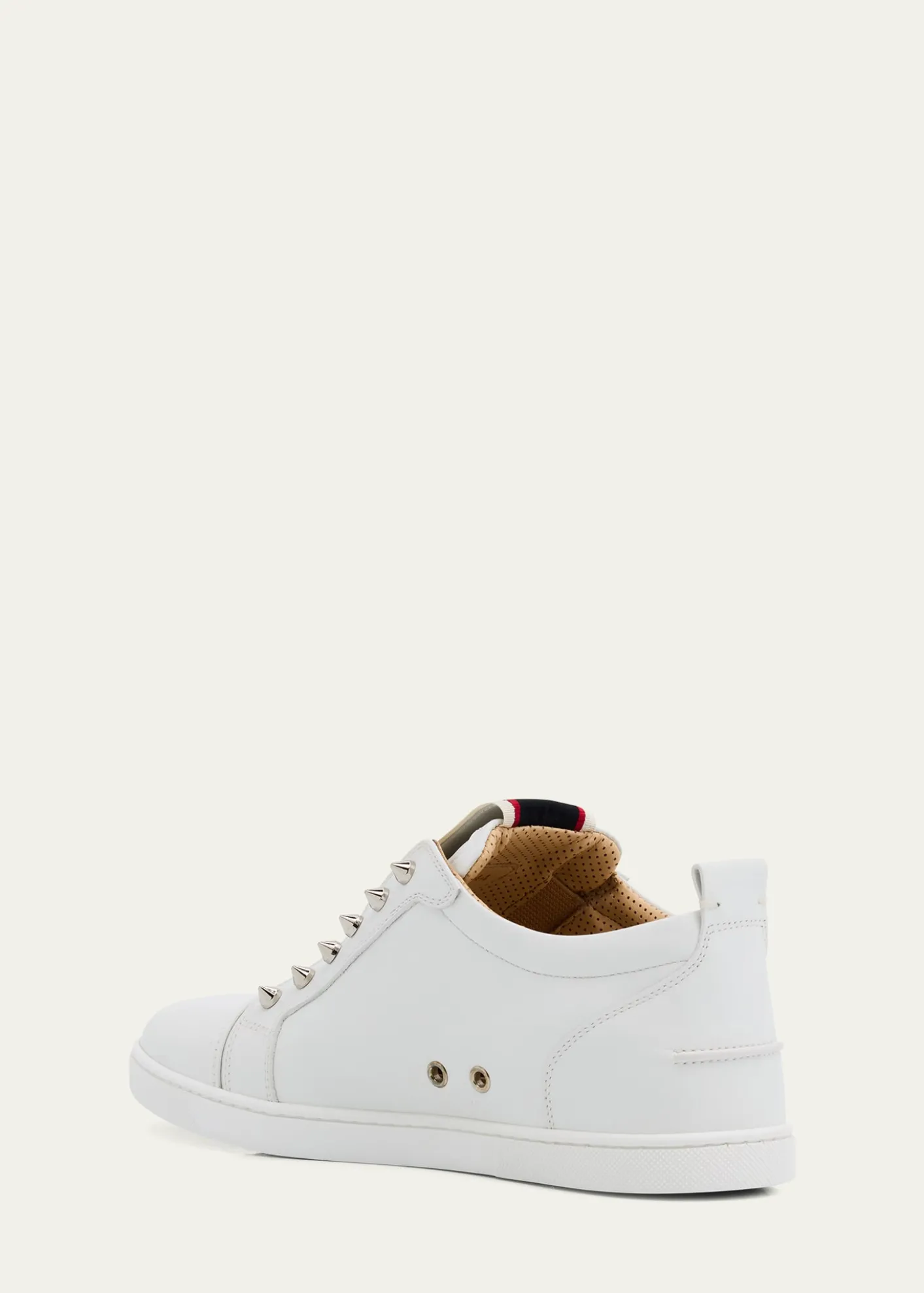 Christian LouboutinMen's F.A.V. Fique A Vontade Spiked Leather Slip-On Sneakers