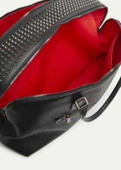 Christian LouboutinMen's Funky Leather Empire Spikes Weekender Bag