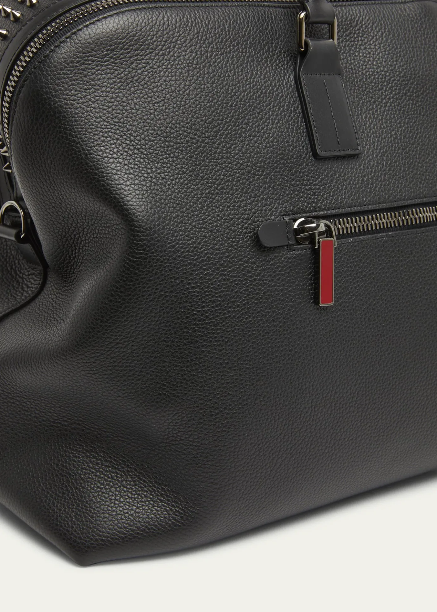 Christian LouboutinMen's Funky Leather Empire Spikes Weekender Bag