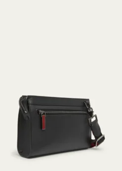 Christian LouboutinMen's Funky Leather Empire Spikes Crossbody Bag