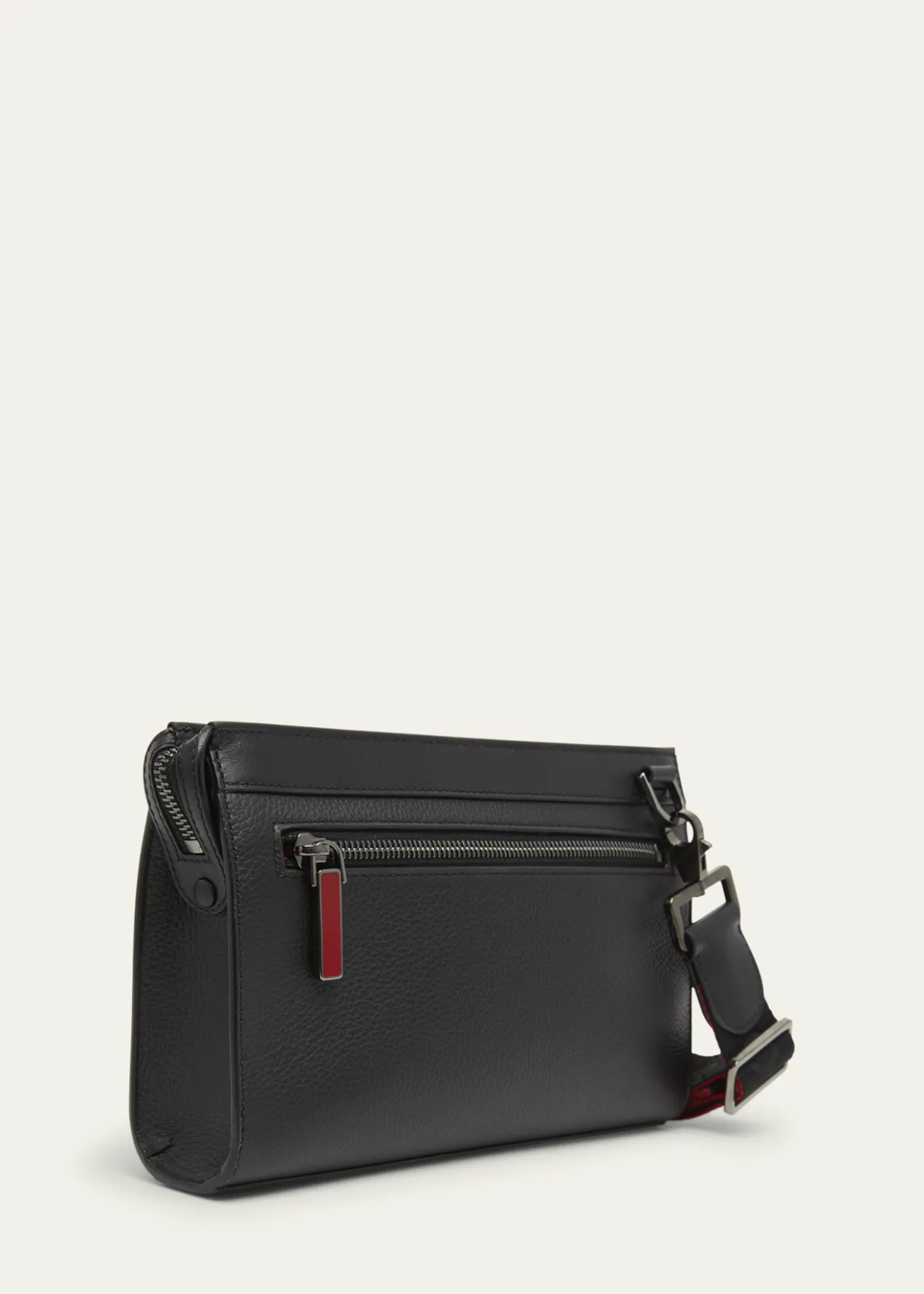 Christian LouboutinMen's Funky Leather Empire Spikes Crossbody Bag