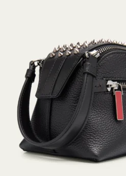 Christian LouboutinMen's Funky Leather Empire Spikes Travel Pouch