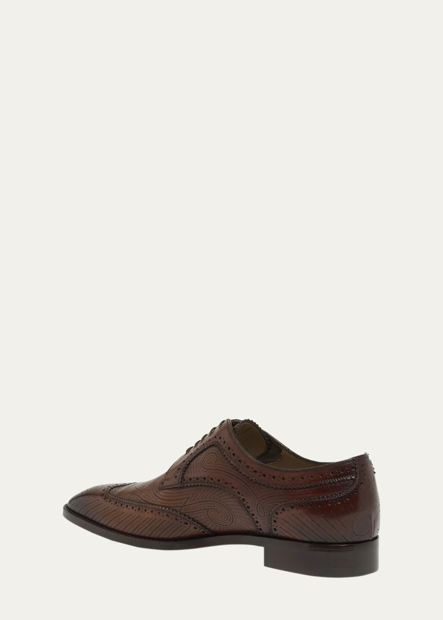 Christian LouboutinMen's Grave Wingtip Brogue Leather Derby Shoes