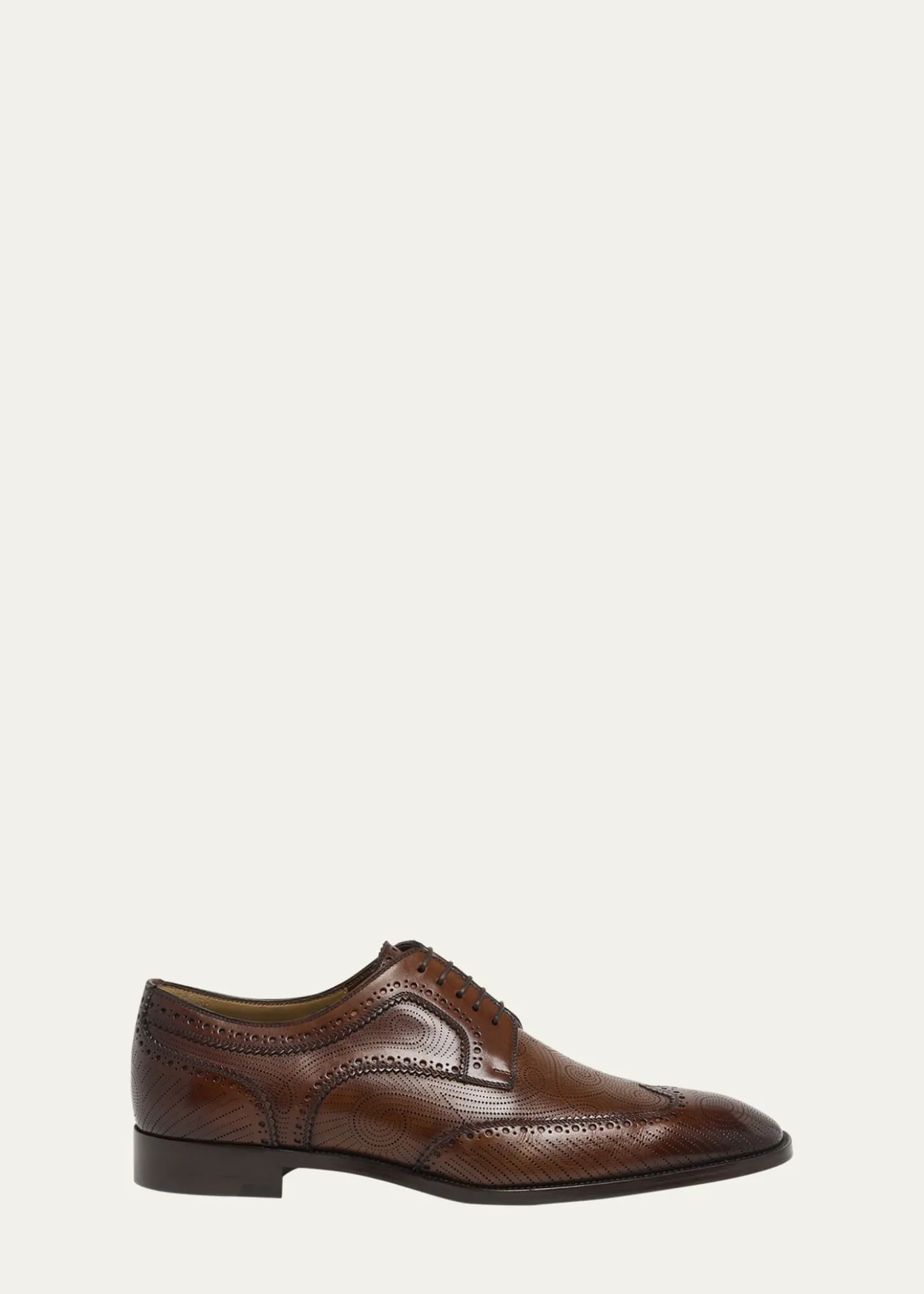 Christian LouboutinMen's Grave Wingtip Brogue Leather Derby Shoes