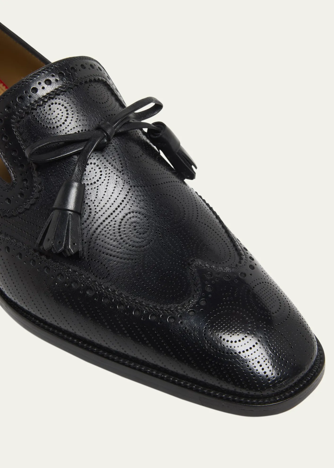 Christian LouboutinMen's Grave Wingtip Brogue Leather Loafers