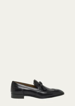 Christian LouboutinMen's Grave Wingtip Brogue Leather Loafers