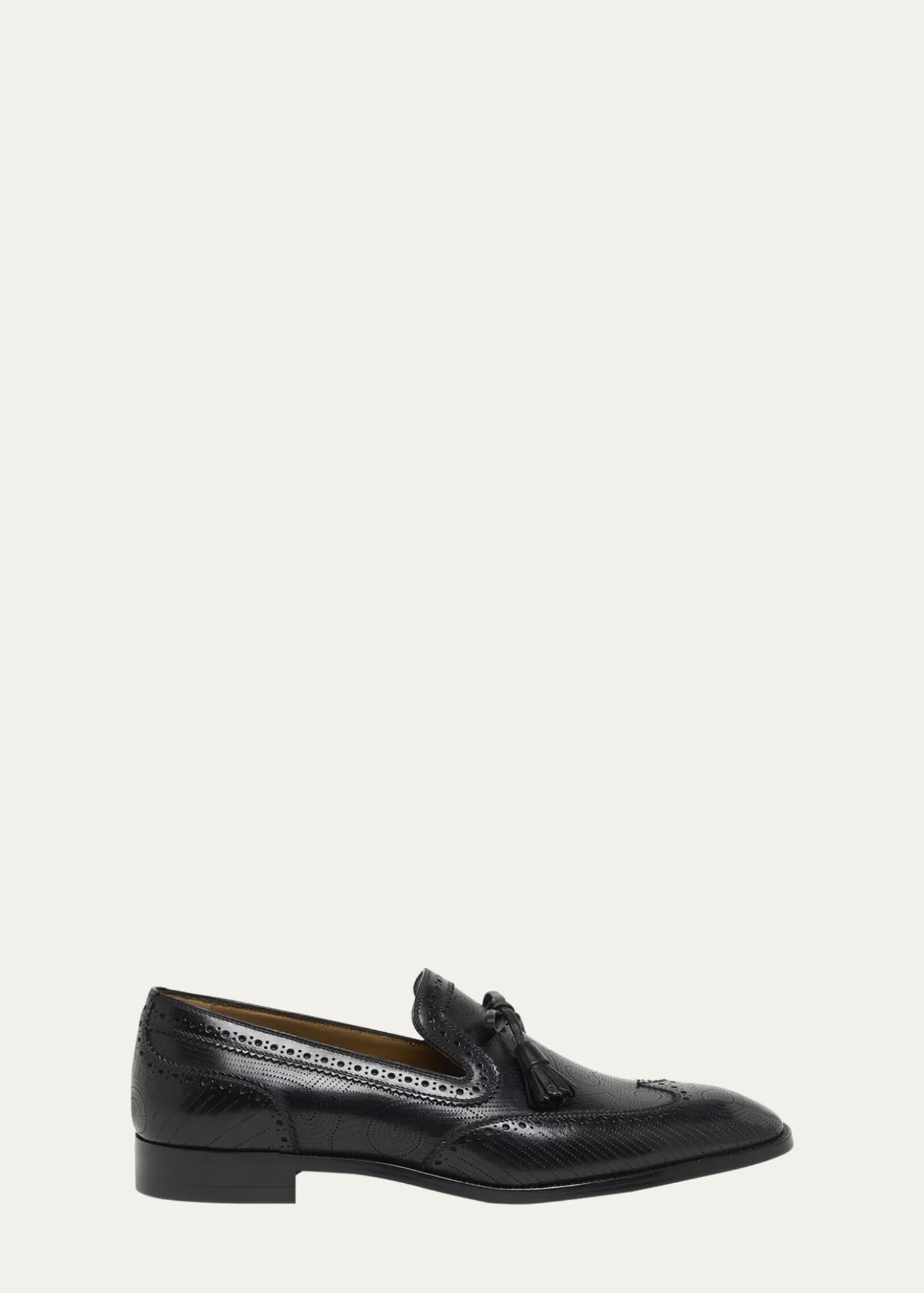 Christian LouboutinMen's Grave Wingtip Brogue Leather Loafers