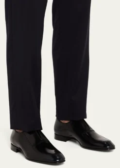 Christian LouboutinMen's Lafitte Spike Leather Oxfords