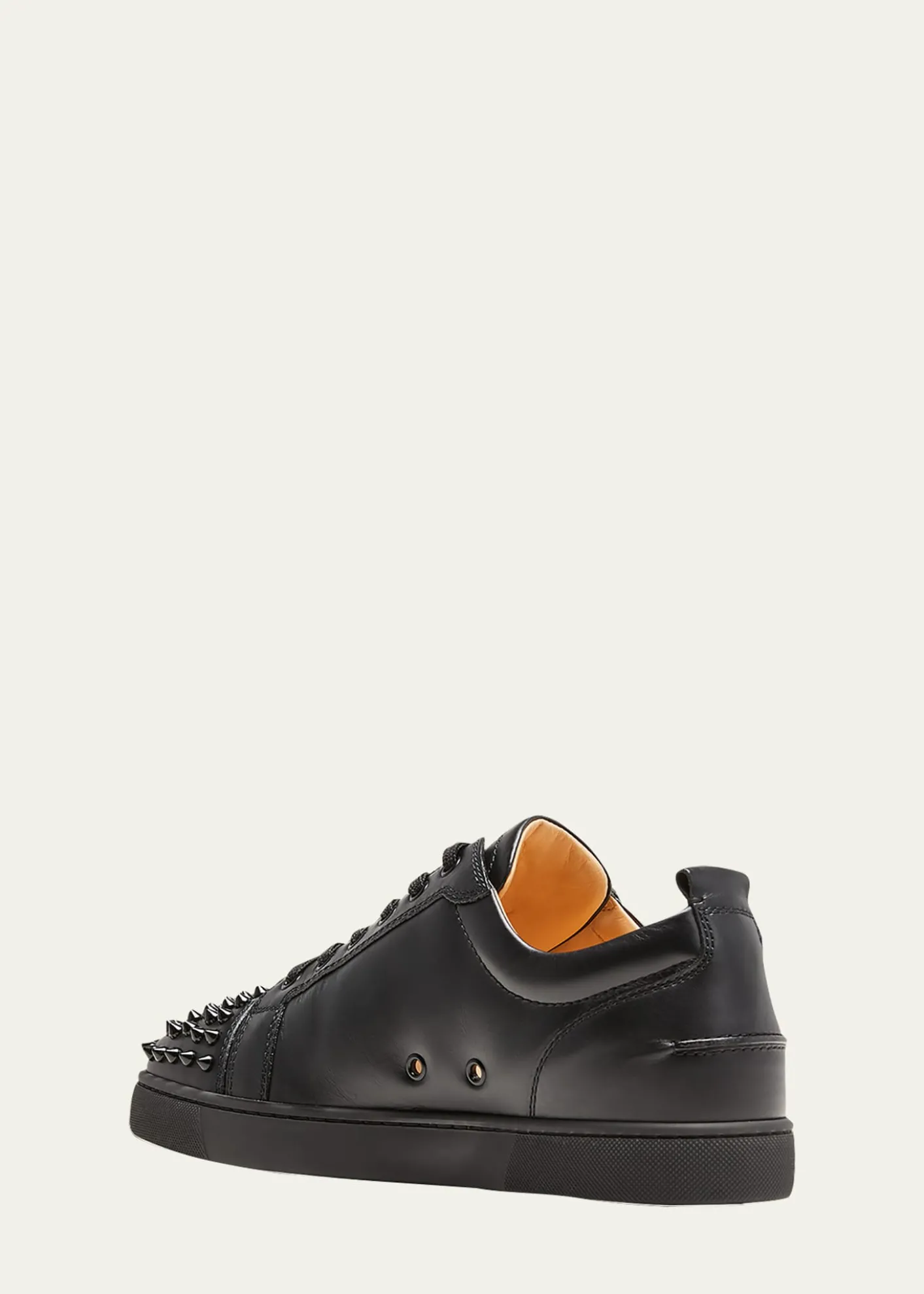 Christian LouboutinMen's Louis Junior Spiked Low-Top Sneakers