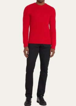Christian LouboutinMen's Louis Junior Spiked Low-Top Sneakers