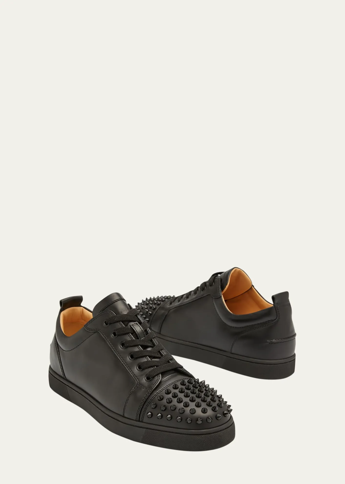 Christian LouboutinMen's Louis Junior Spiked Low-Top Sneakers