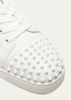 Christian LouboutinMen's Louis Junior Spiked Low-Top Sneakers