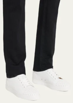 Christian LouboutinMen's Louis Junior Spiked Low-Top Sneakers