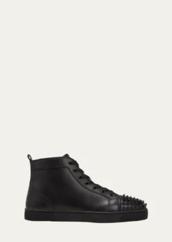 Christian LouboutinMen's Lou Spikes High-Top Sneakers