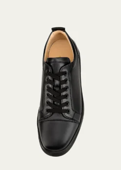 Christian LouboutinMen's Louis Junior Leather Low-Top Sneakers