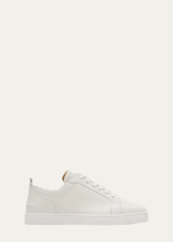 Christian LouboutinMen's Louis Junior Leather Low-Top Sneakers